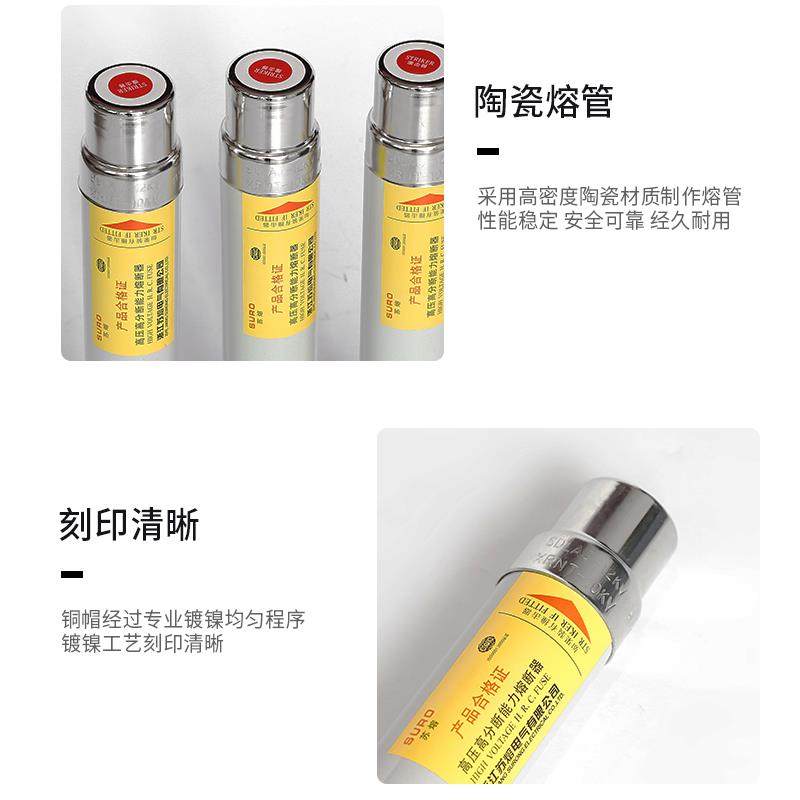 12KKV高压高分段限流熔断UCL器RNT-10V/10AX16A40A环网柜2熔管