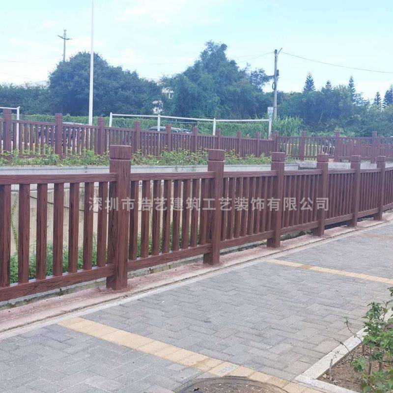 木栏仿林仿木护PEG栏园护栏市政仿护栏混凝土仿木栏纹杆