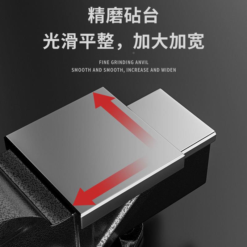 易之力工业级型台功虎钳多能虎台夹CSH钳虎台钳精密平口重钳桌虎