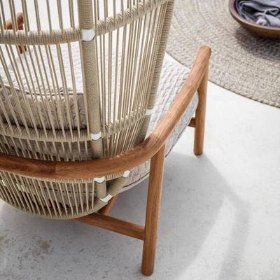 发户编外藤沙组合别墅院庭花园露天休闲藤椅设计师样板房室无品牌