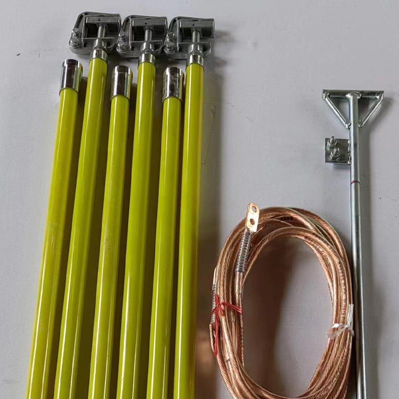 平口接地线高压接地路携带短接地线线夹电力IRY高压接线地线接地