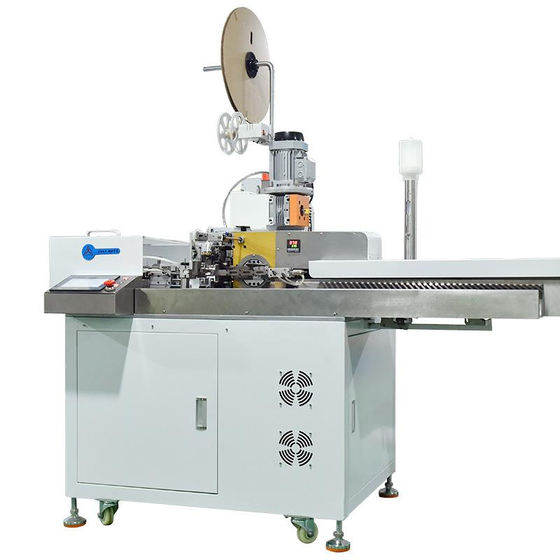 厂家全PZL自端子机电子线双头压接机圆护套剥皮打端动沾一锡体机