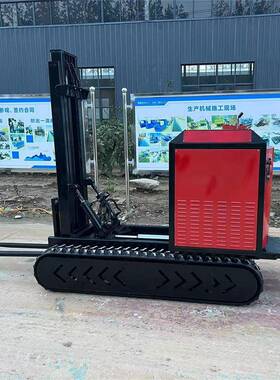 1吨2吨越野电堆动车履带NBZ搬运高车出口机型电动遥控履带叉叉车