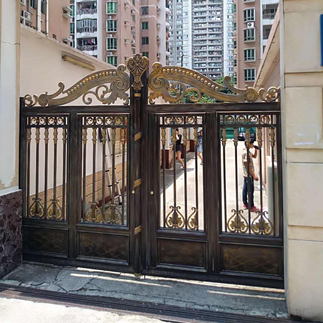 厂家直销铝艺别墅围墙防盗门