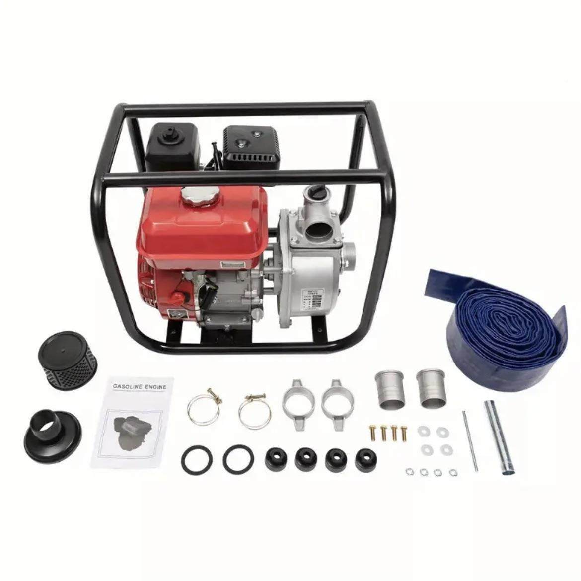 灌寸WP英207.5HP便携式汽油动力水泵LPQ农田、花园溉温室种2植·