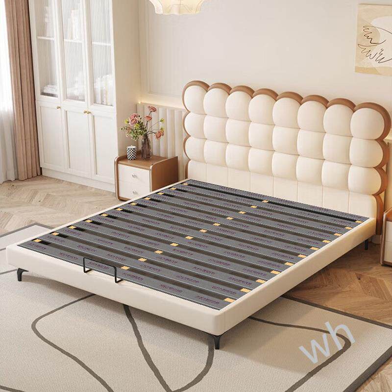 雯P1佰帝法式PXB奶油风床创儿童床意网床轻奢红软包少年泡尔芙床