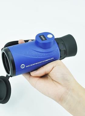 高倍望测远镜单筒防水8X24带罗盘分划板距家BQJ辨别方向高清厂广