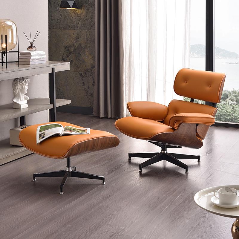 单人沙发TOB椅姆斯躺椅轻椅奢简约沙发户子小伊型阳台休闲躺椅网