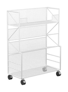 收桌面书纳RXY边可移动课桌书地子书本置物柜架带轮小书架落简易