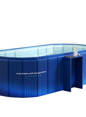 成人可折浴桶家用洗儿童沐浴澡浴缸全20251130身浴盆澡泡桶免安叠