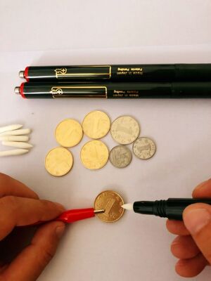 24K镀金笔/补金笔/电镀笔/刷镀金