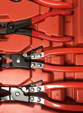 件管束套装NGY直扣型喉式管束钳汽车9水管卡钳可弯式喉钳式管束夹