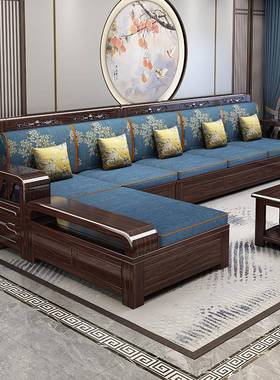 紫金厅檀沙LVO木实木发现代中式客家具2025新款妃大小户型贵储物