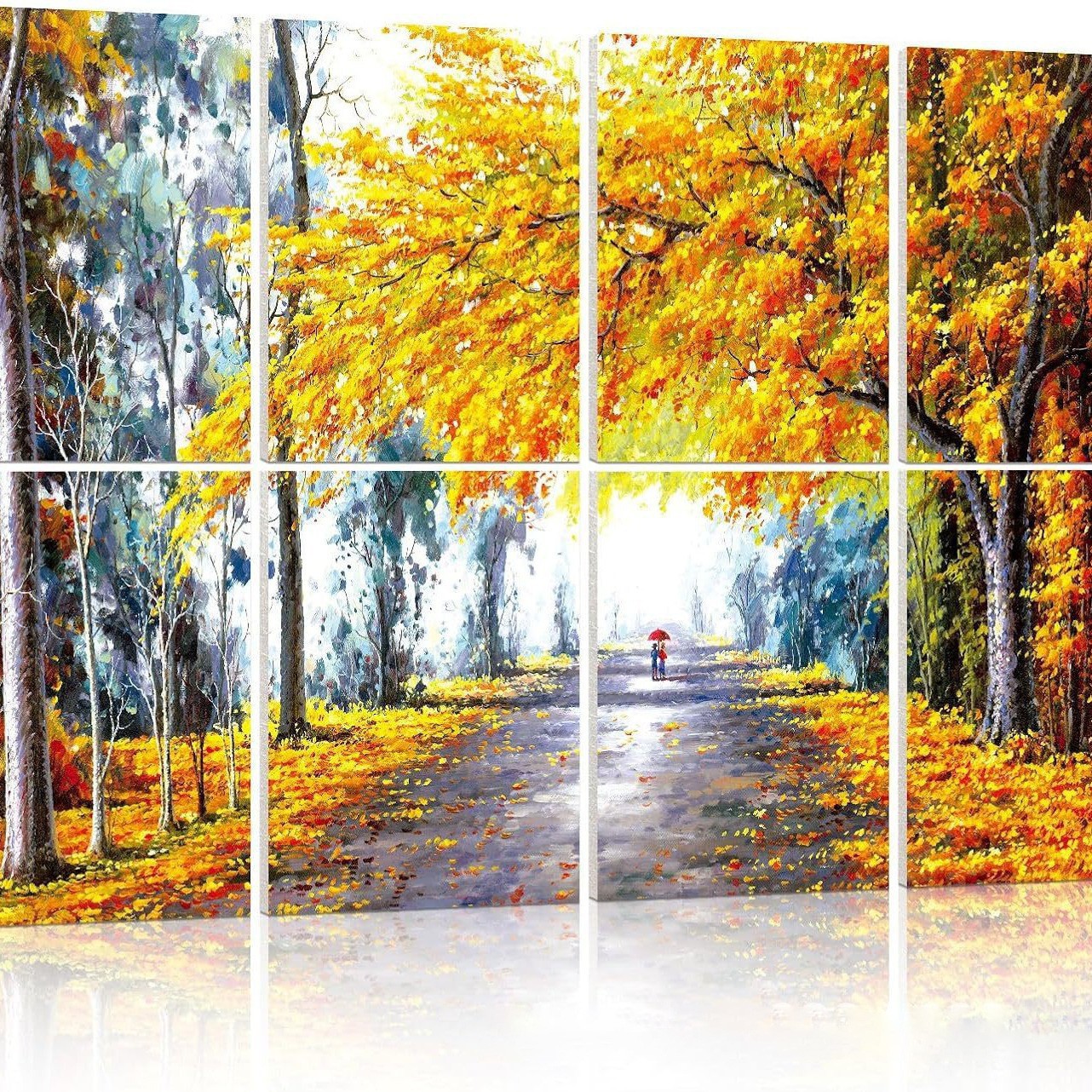 图画吸音板墙壁阻燃背胶板装饰画挂画隔音板高密度自粘板防噪音