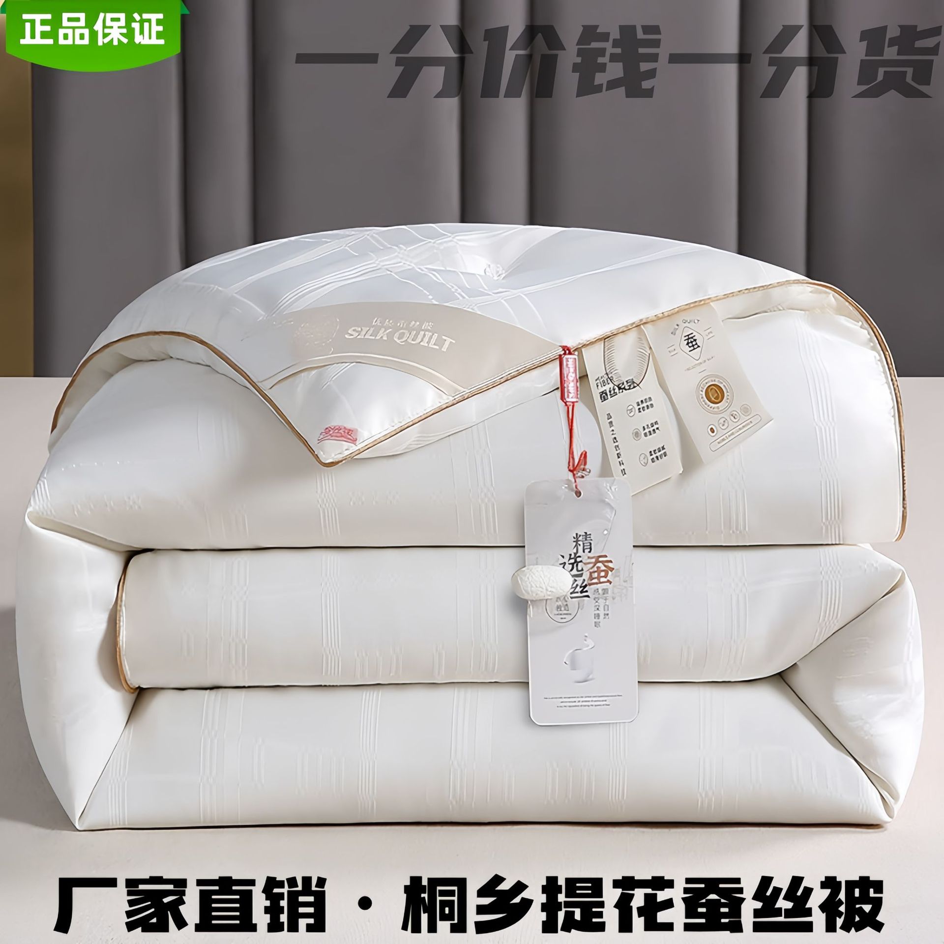 桐乡A类提花桑蚕丝四季被