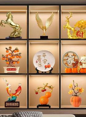 柜BP酒装饰品摆件套装组柜合轻奢大风BD101008生水起办公室客厅气