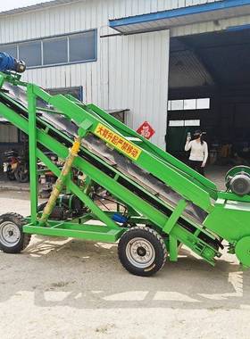 5高空米青贮取FLO料机横向行走草池挖由草机自升降青窖储取草机