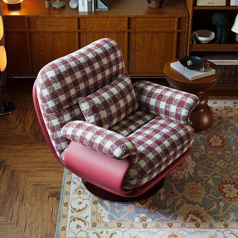 酒店绒单人旋转扶发手休闲复古客厅阳台椅OAF懒人羽卧椅室单人沙,标准件/零部件/工业耗材,车间地垫,淘宝优惠券,粉丝福利购,淘宝优惠卷