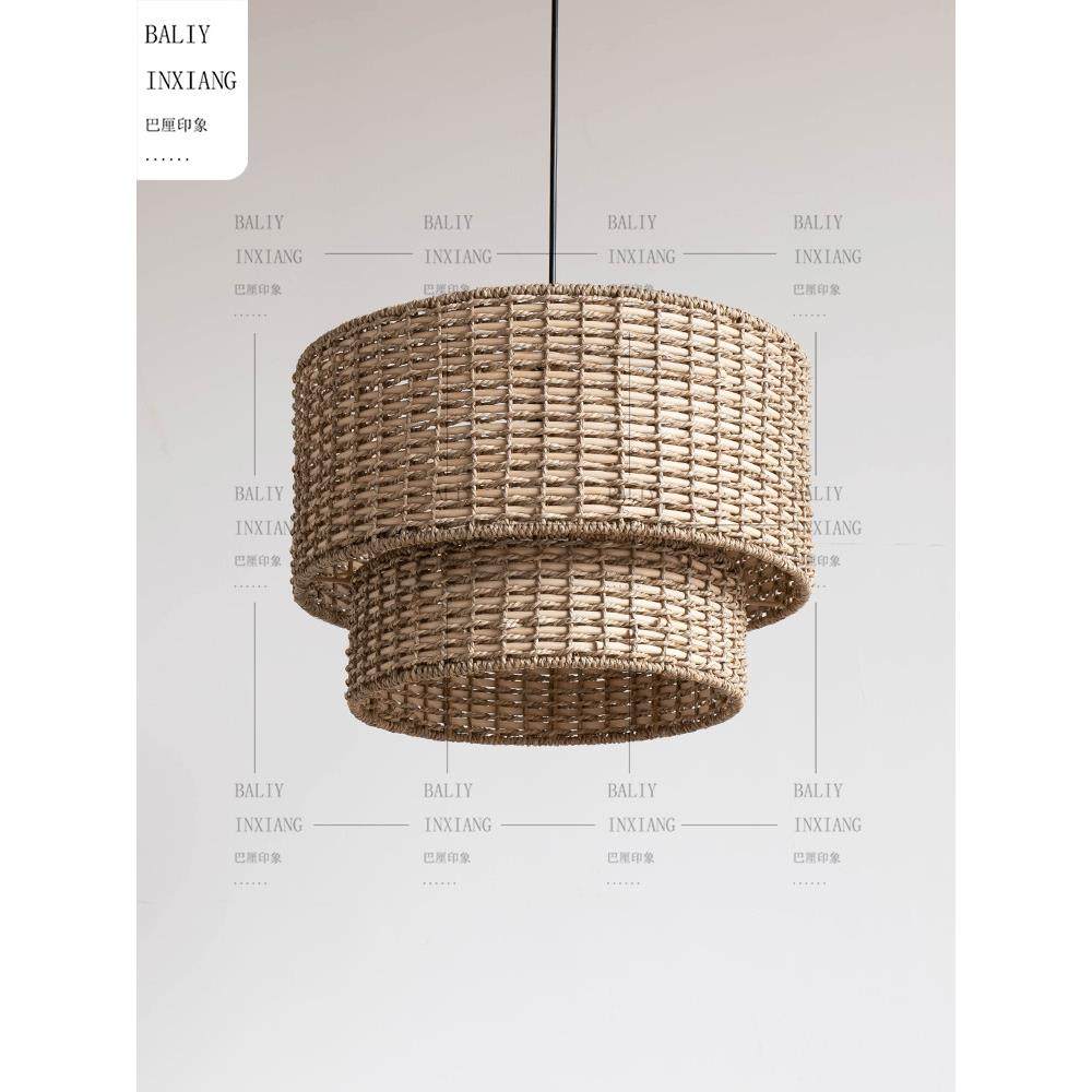 宋中式民宿酒店吊氏新美学复古餐厅卧室客厅灯设668计师藤竹编手,家装灯饰光源,智能吊灯,淘宝优惠券,粉丝福利购,淘宝优惠卷