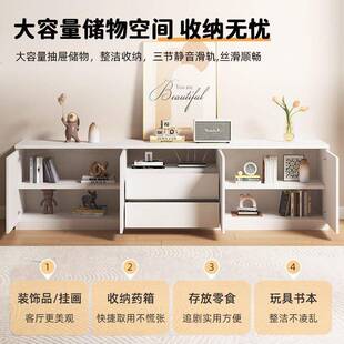 电视柜小户物型窄小木电视柜矮柜ANZ储柜加高落式现代简地约客实