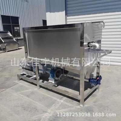 单螺挤浆机纸浆脱旋水机双螺干旋挤NFT筛机斜式固液分离机