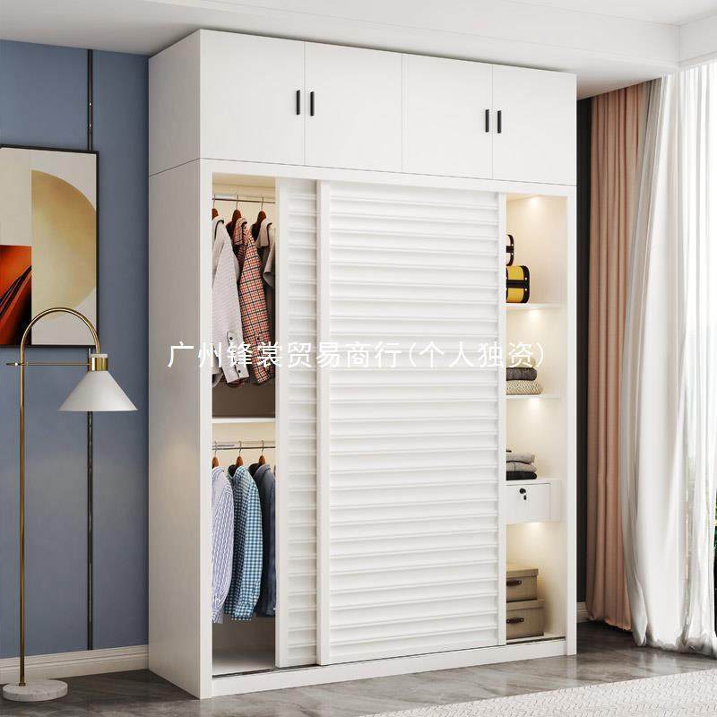 Sltao1011简约现卧代门到顶超高推拉门衣柜室家用移一门衣橱F白色