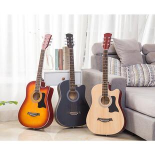 38寸38木云杉他单板民谣吉面单全Guita单r