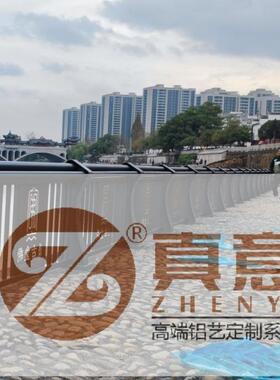 古建筑园花护栏新中式铝格艺TUZ林护栏别护墅栏中式仿古装修直销