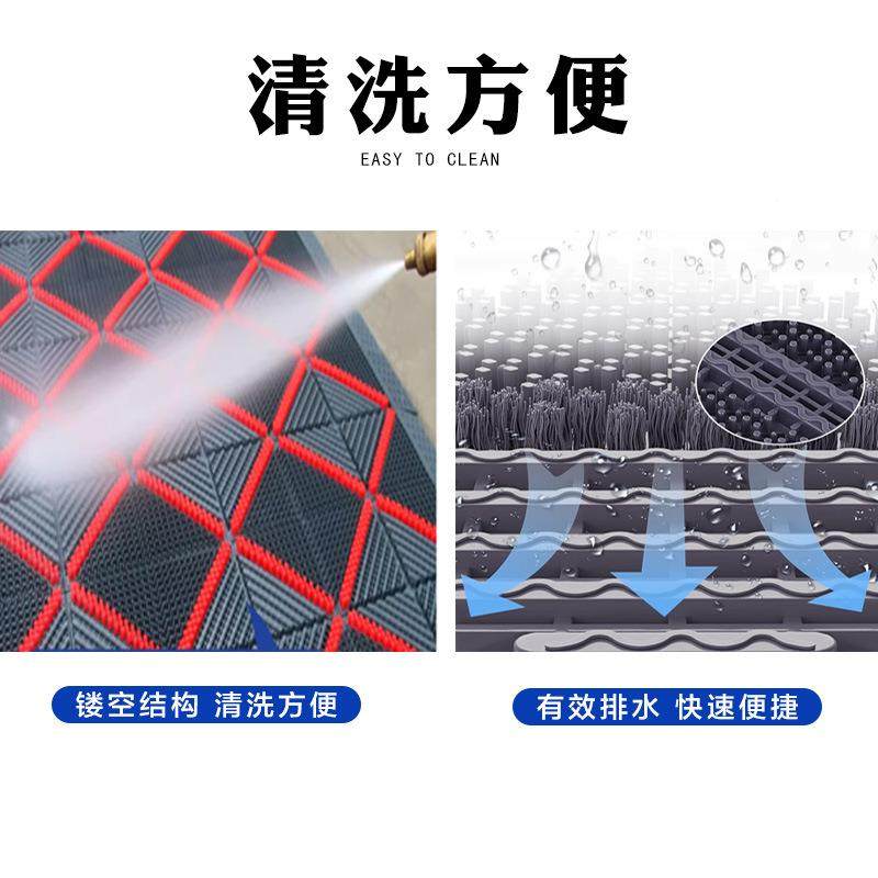 用店大门口进门地垫室外防滑脚垫入户门料04门垫商户塑外酒地毯家