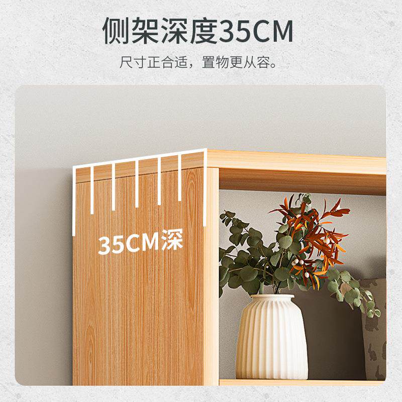 五柜简约代卧室靠墙小柜子储物柜木质斗柜客现斗防332尘带厅门收