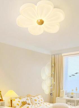 奶油风卧室灯创意花朵温馨房浪50459儿漫童间吸灯简约全顶光谱护