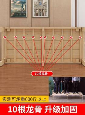 实木折宽叠拼接床加床架加长床松木床童儿单人F75669M8床小孩床边