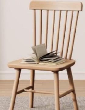 实木椅子VLZ家餐用靠背餐桌椅商用中式椅意复古餐厅凳子式洽谈椅