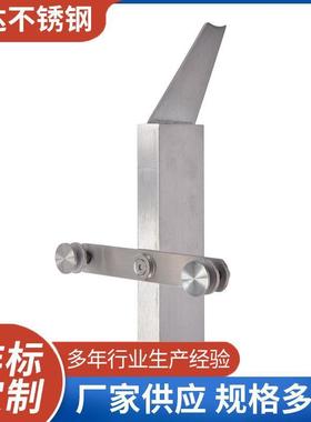 34配不锈钢梯立柱五金件OCD楼梯落0地玻璃固定夹楼立柱