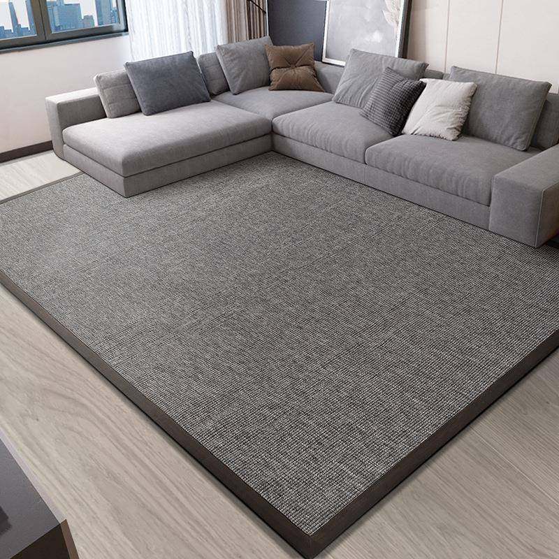 简地垫约现代日式茶仿室榻榻地米深灰色垫酒店卧室麻地毯防滑,居家布艺,地毯,淘宝优惠券,粉丝福利购,淘宝优惠卷