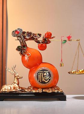 称心视如意树创意脂工艺称心如意品客厅电柜酒柜装厅饰客葫芦软装