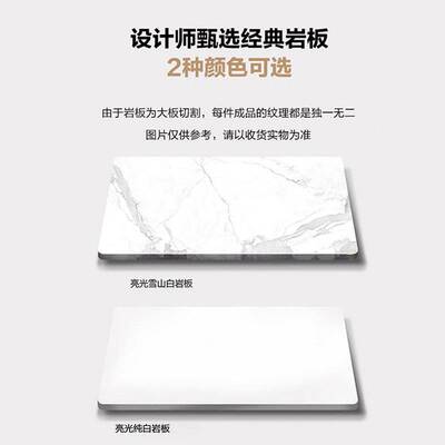 奶油风岛台餐桌岛台一体小户型可伸缩家用岩板餐桌现代简约经济型