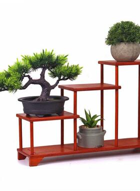 实木花多层花盆架架景子木盆景架客制厅室内花架盆架置物架95742