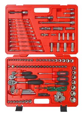 百思泰120件汽修工具套工装功多修车汽车修理具箱能汽车修车98559
