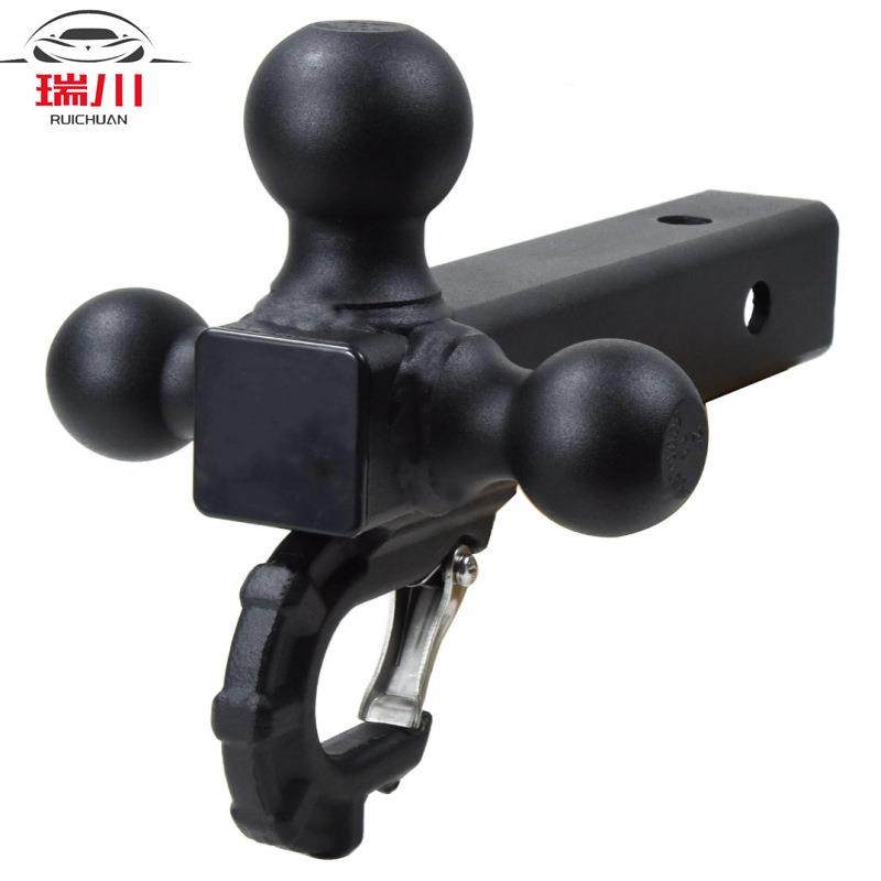 厂家直供三球带挂钩车拖装车臂汽车配改拖车件汽牵三球带挂引钩配