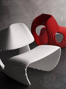 玻切璃钢16766商场售楼处创意椅休片座椅公共异型美陈闲椅装饰长厂家