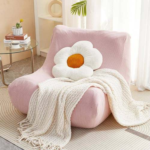 F77J755M67懒人沙发套全6包卍能套防虫猫抓弹力毛毛沙发套一体B四