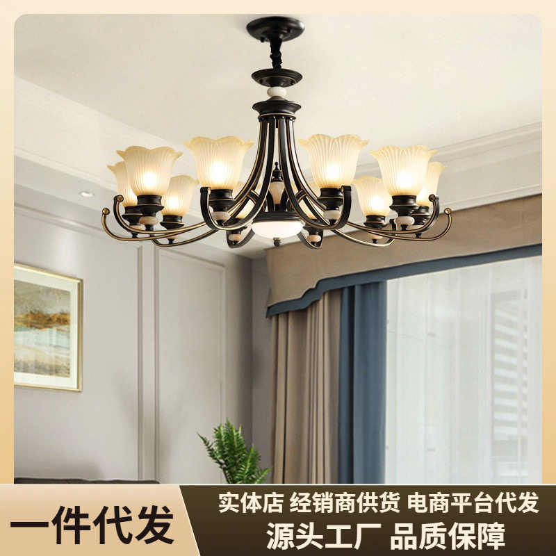 美式复古客厅吊灯乡村简约大