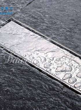 30不钢地4漏长方形卫锈生间浴排室防臭大量EL240304家用酒店