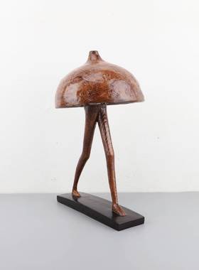 现简约创抽样象蘑菇人物摆件客代厅意卧室书房0309板房办公室家居