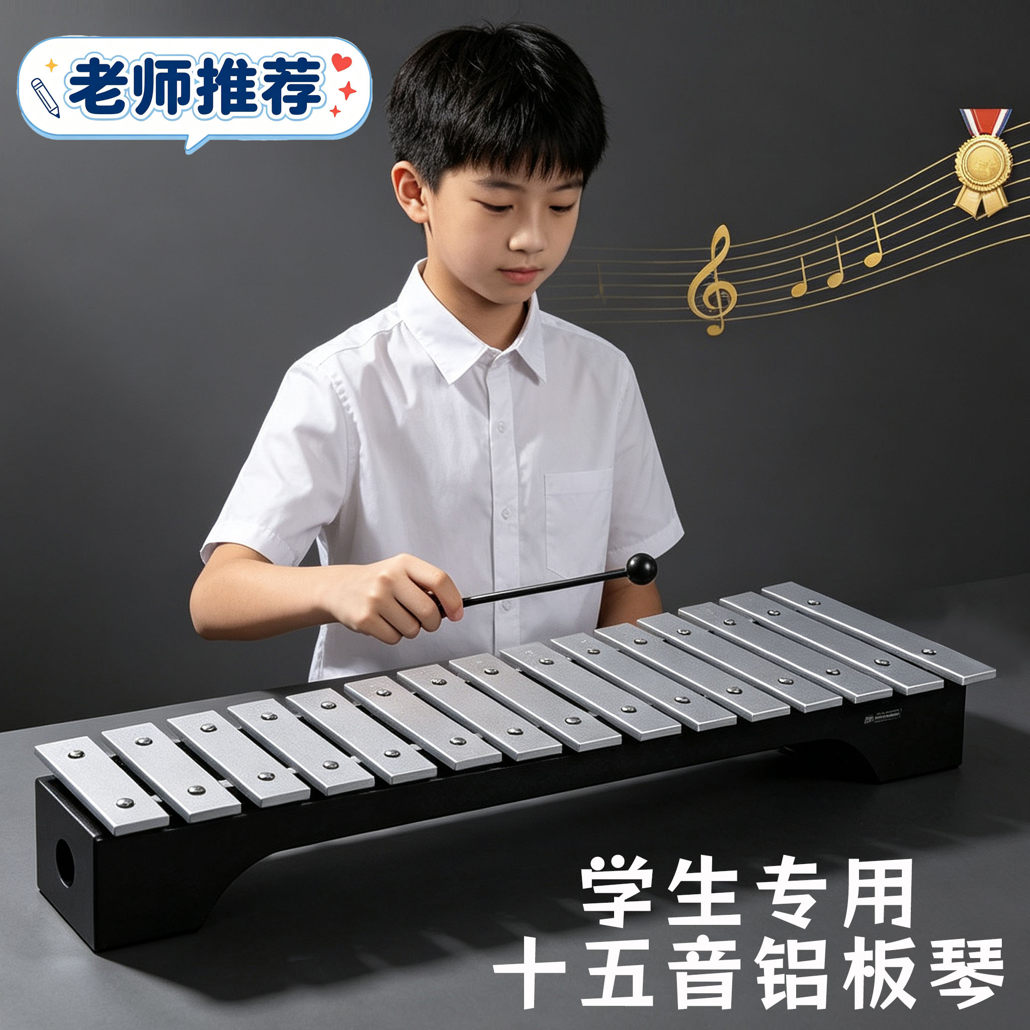15音敲琴小学生音乐教具打击乐器