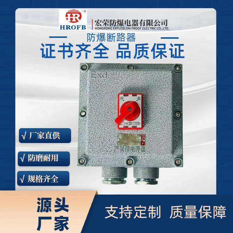 BZD52防爆断路器防爆控制箱防爆防腐断路器防爆工业防爆断路器
