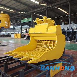 济宁天鸿机械 液压振动筛高频振动筛分铲斗 挖机筛分斗03