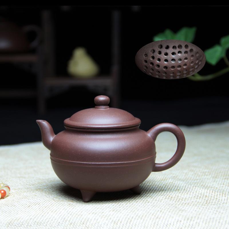 宜兴原矿迷你紫砂壶纯手工名家陈立群紫泥宇炉壶小茶壶一人壶茶具