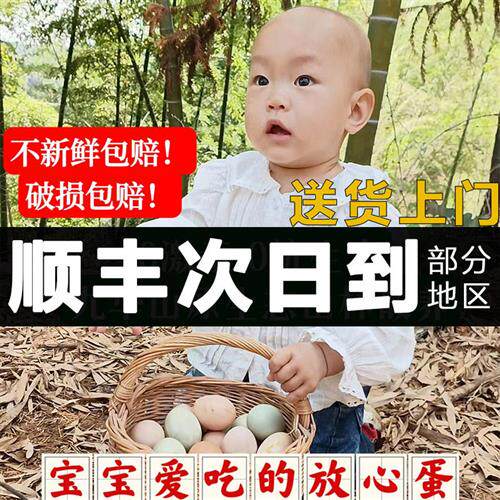 九华山土鸡蛋正宗新鲜农家散养原生态土鸡蛋草鸡蛋宝宝老人孕妇蛋